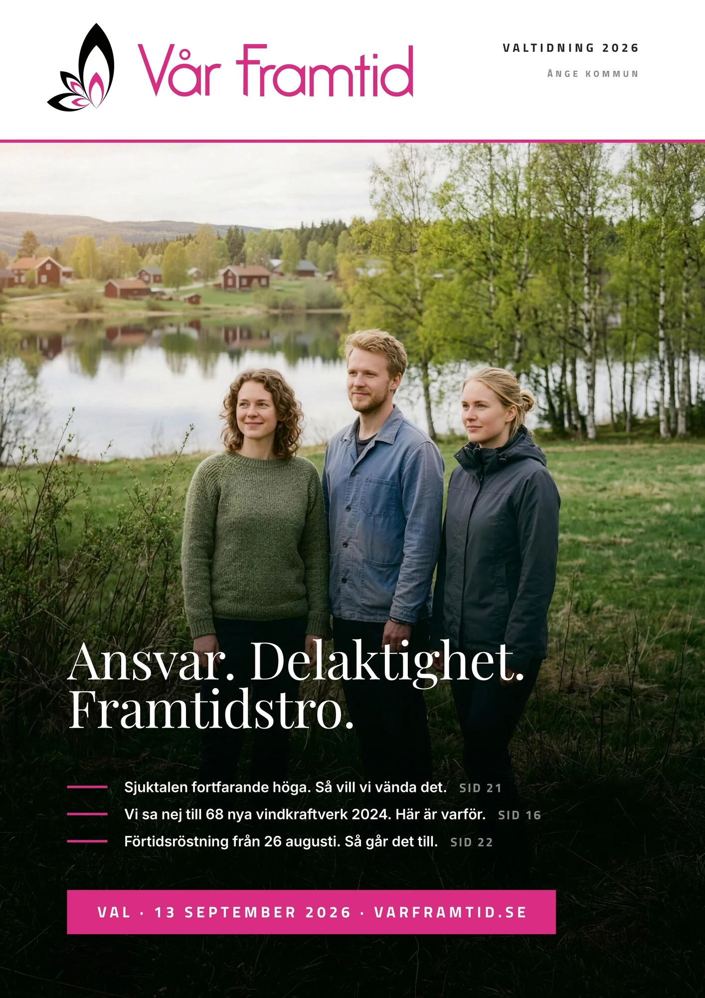 Valtidningen 2026, omslag